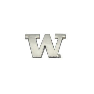 Washington Huskies Auto Emblem Metal Car Decal / Refrigerator Magnet